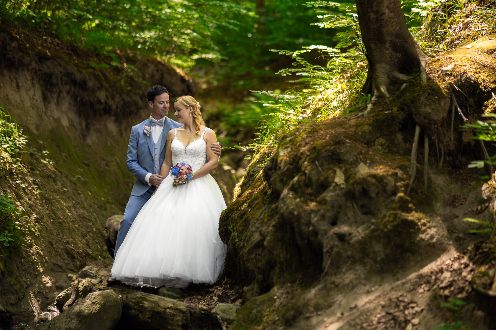 Brautpaarbilder Wald Schwedeneck